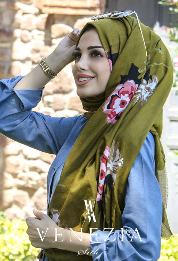 AKEL - AKEL BUKET KOLEKSİYONU COTTON ŞAL 31215-001 (1)