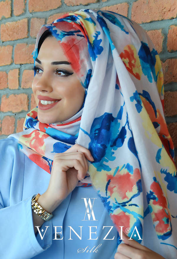 AKEL - AKEL GELİNCİK KOLEKSİYONU COTTON ŞAL 31214-002 (1)