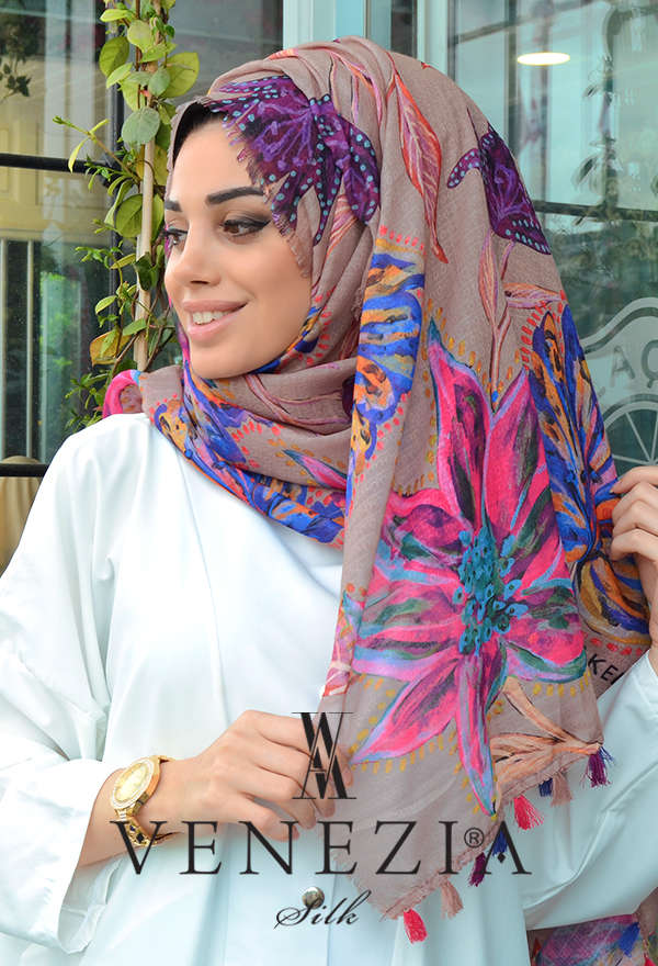 AKEL - AKEL RAPUNZEL KOLEKSİYONU PONPONLU COTTON ŞAL 31367-004