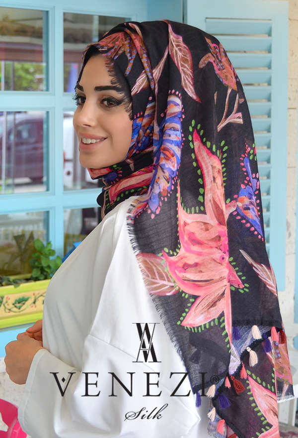 AKEL - AKEL RAPUNZEL KOLEKSİYONU PONPONLU COTTON ŞAL 31367-007