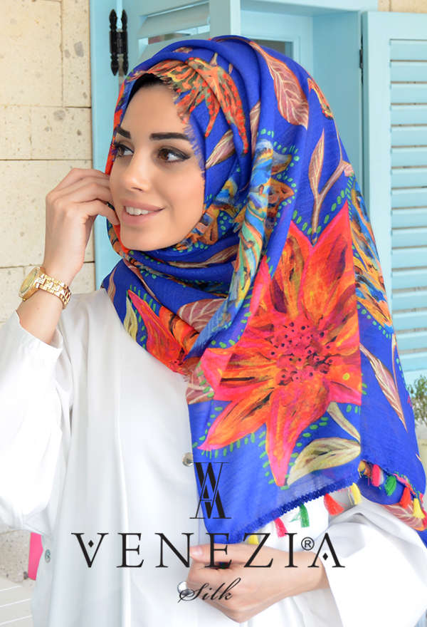 AKEL - AKEL RAPUNZEL KOLEKSİYONU PONPONLU COTTON ŞAL 31367-012 (1)