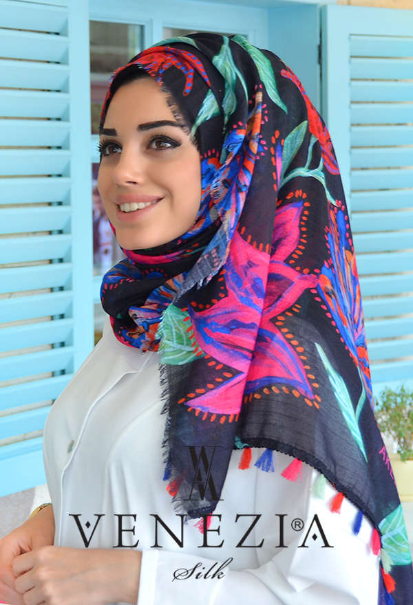 AKEL - AKEL RAPUNZEL KOLEKSİYONU PONPONLU COTTON ŞAL 31367-014