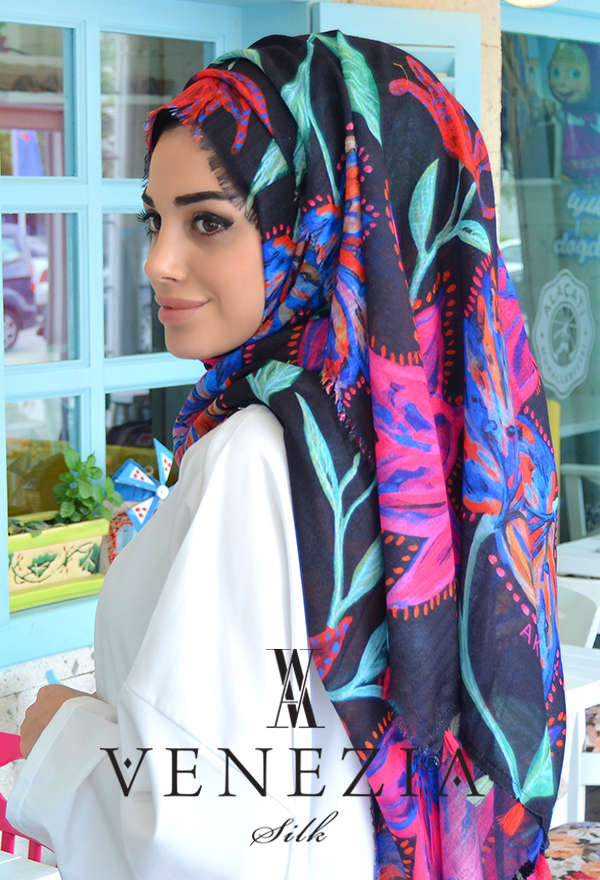 AKEL - AKEL RAPUNZEL KOLEKSİYONU PONPONLU COTTON ŞAL 31367-014 (1)