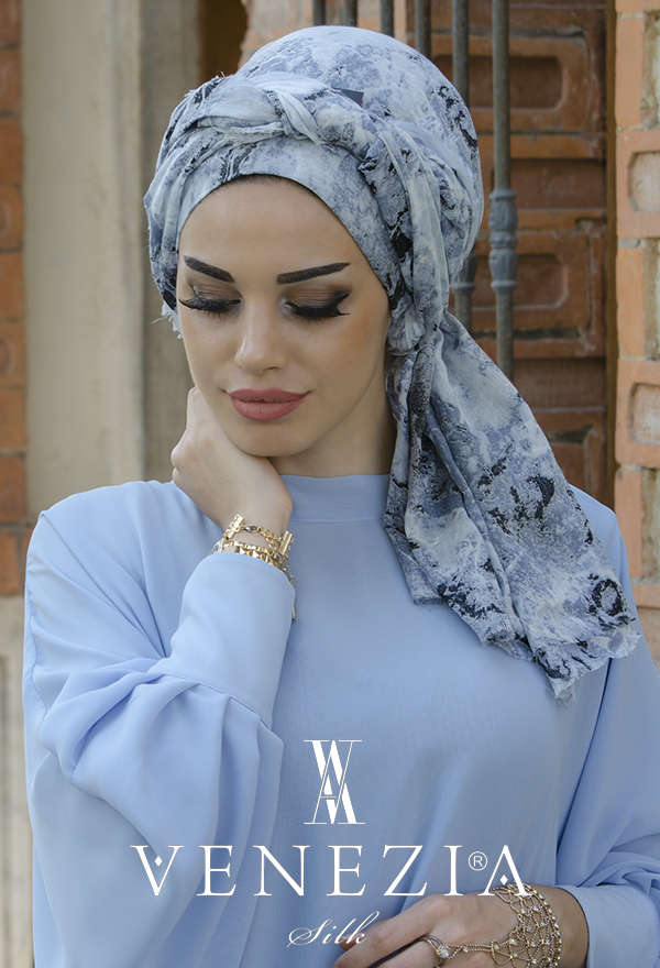 AKEL - AKEL VARAKLI MERCAN KOLEKSİYONU COTTON ŞAL 32510-001 (1)