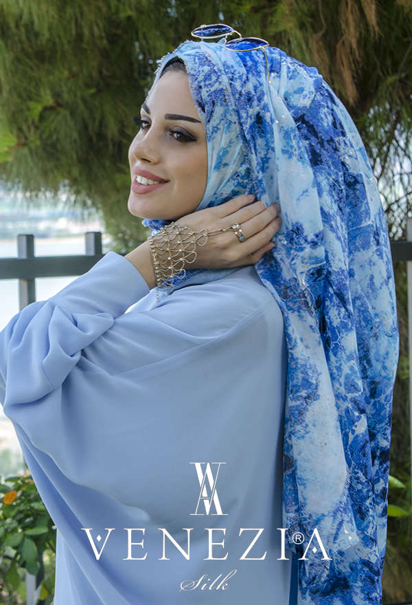 AKEL - AKEL VARAKLI MERCAN KOLEKSİYONU COTTON ŞAL 32510-009 (1)