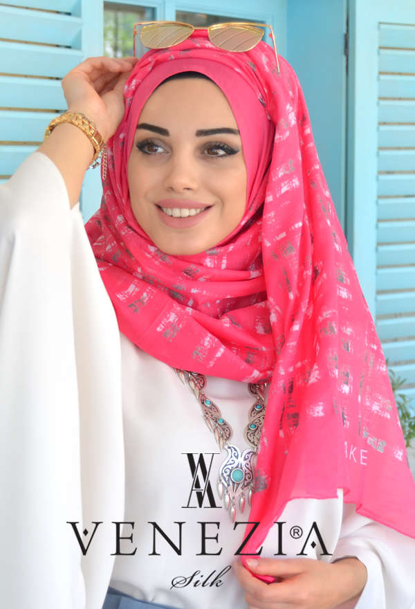 AKEL - AKEL YALDIZLI ORGANİK COTTON ŞAL 3263-015 (1)