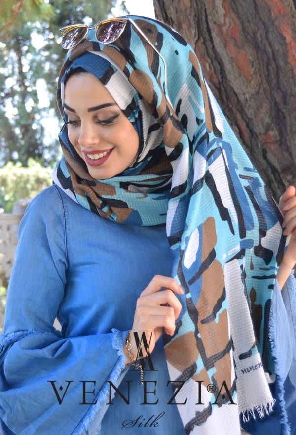 Vanensis - VANENSİS AŞKIN MEVSİMİ COTTON ŞAL KOLEKSİYONU 31118-009