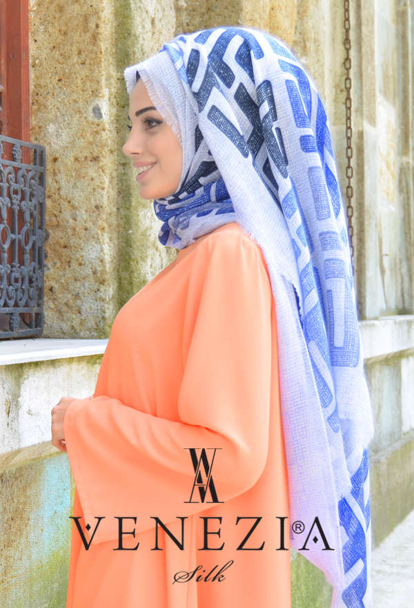 Vanensis - VANENSİS LABİRENT DESEN COTTON ŞAL KOLEKSİYONU 32065-008