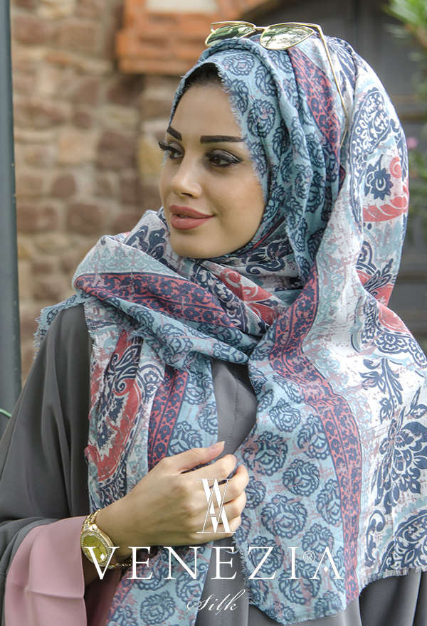 Vanensis - VANENSİS ŞAL DESEN ORGANİK COTTON ŞAL 35410-004 (1)