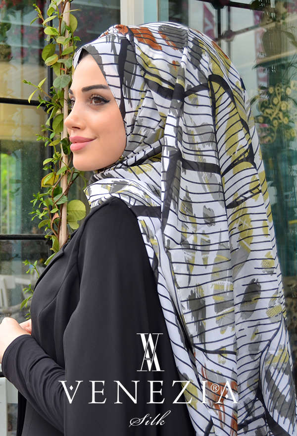 Vanensis - VANENSİS YAKAMOZ KOLEKSİYONU ŞİFON ŞAL 31321-003