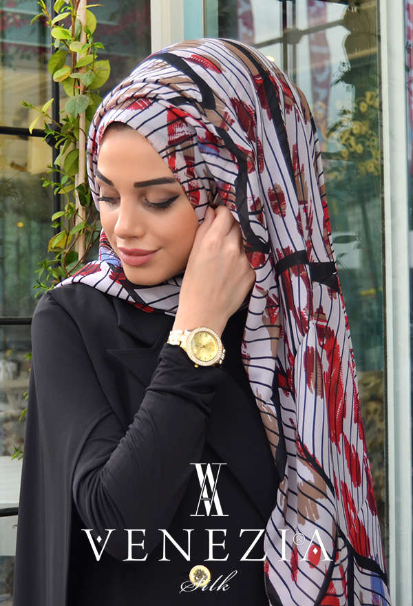 Vanensis - VANENSİS YAKAMOZ KOLEKSİYONU ŞİFON ŞAL 31321-005
