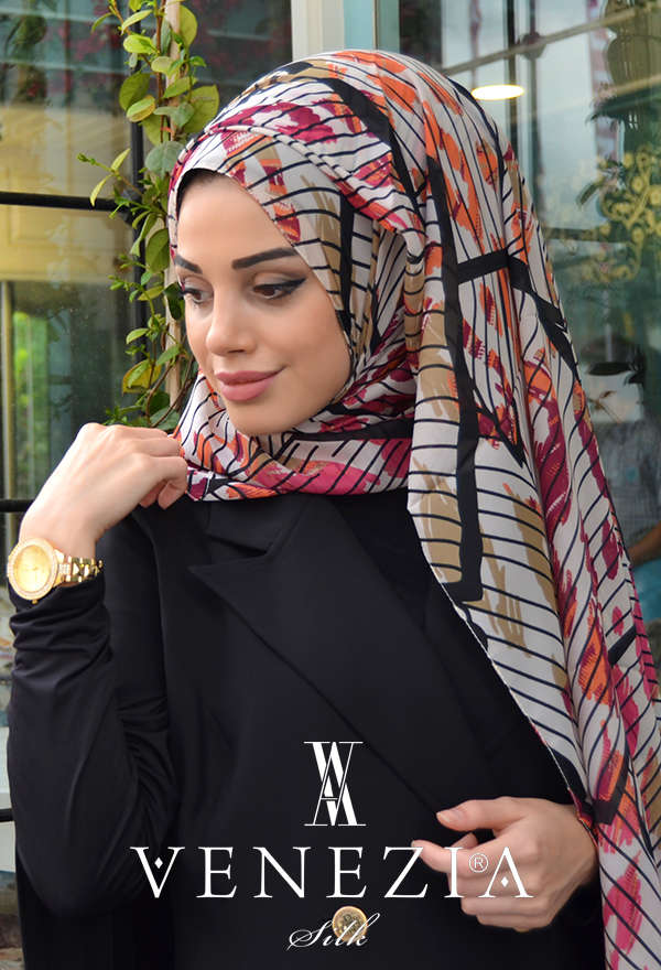 Vanensis - VANENSİS YAKAMOZ KOLEKSİYONU ŞİFON ŞAL 31321-007 (1)