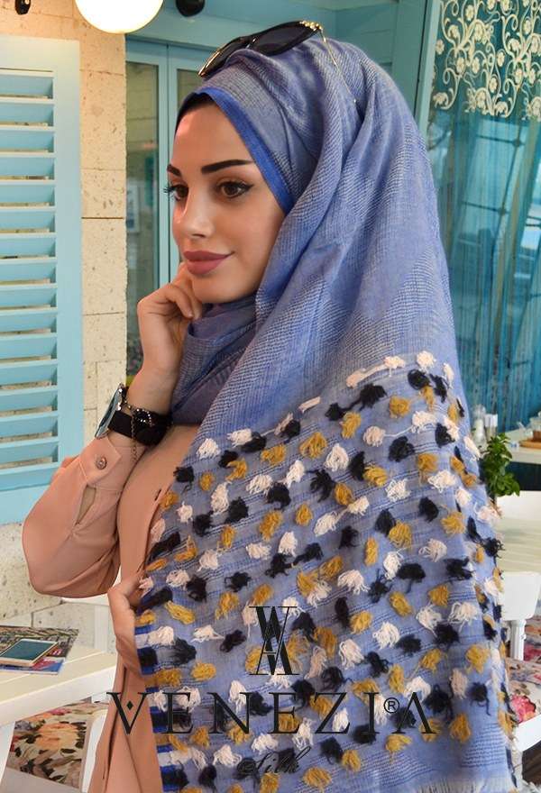 VENEZİA SİLK - SURA İPEK Anadolu Koleksiyonu Cotton Şal 31313-002