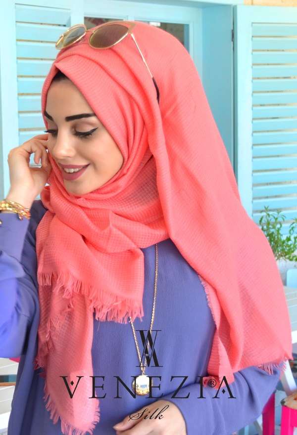 Vanensis - VENEZİA FRESH PİTİ KARELİ COTTON ŞAL 31112-021 (1)