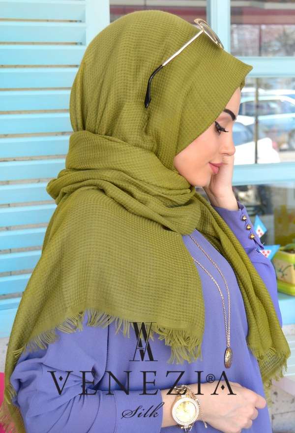 Vanensis - VENEZİA FRESH PİTİ KARELİ COTTON ŞAL 31112-027
