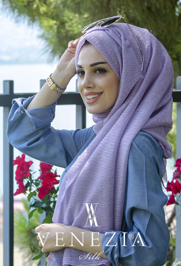 VENEZİA SİLK - VENEZİA SULTAN SİMLİ ŞAL KOLEKSİYONU 32060-029