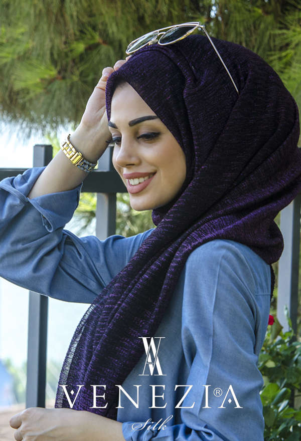 VENEZİA SİLK - VENEZİA SULTAN SİMLİ ŞAL KOLEKSİYONU 32060-031