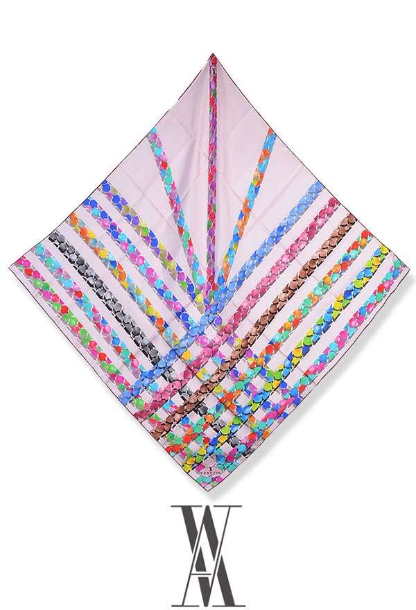 VENEZİA SİLK - Venezia Twill İpek Eşarp 213154-001 (1)