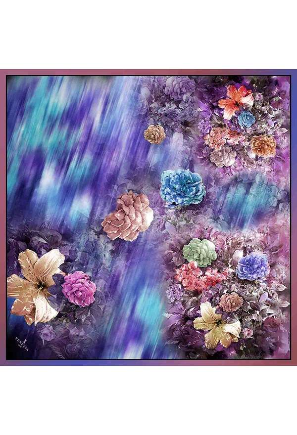 VENEZİA SİLK - Venezia Twill İpek Eşarp 213170-001 (1)